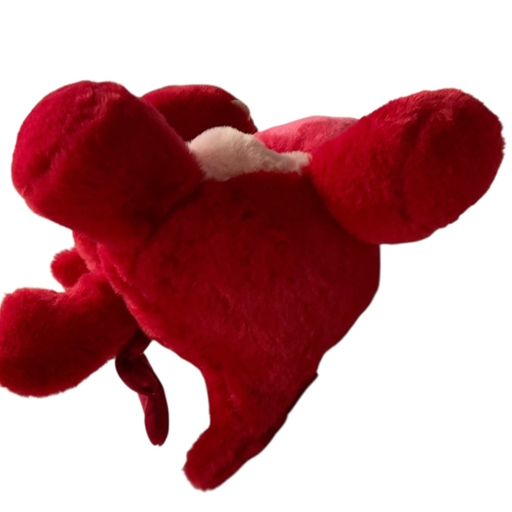 Red Dragon Plush Stuffed Animal with Heart 11” - Picture 7 of 8